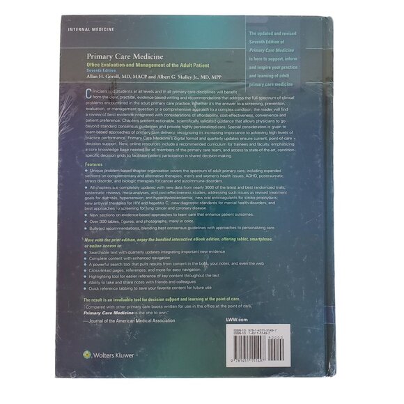 Primary Care Medicine Seventh Ed. By Allan H. Goroll & Albert G. Mulley - Picture 2 of 6